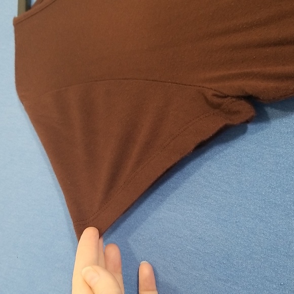 Vintage Couture Brown Shirt Size L - Picture 3 of 9